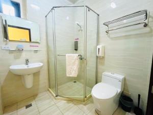 Koupelna v ubytování Monkey Travel B&B