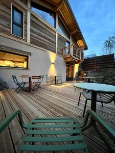 Balkon lub taras w obiekcie La Grange des Eulets