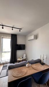 Χώρος καθιστικού στο Studio AUREA