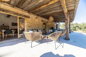 Αίθριο ή υπαίθριος χώρος στο maison à proximité plage de furnellu