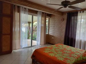 Voodi või voodid majutusasutuse B&B chez Maeva, bord de mer privé toas