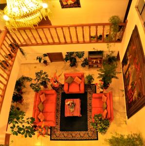 Χώρος καθιστικού στο Awki´s Dream Hotel