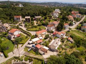 an aerial view of a residential estate at Apartman Margareta in Matulji