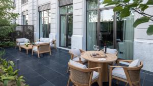 Uma varanda ou terraço em The Peninsula Istanbul