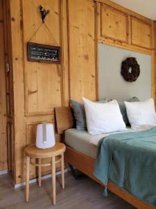 Postel nebo postele na pokoji v ubytování Ferienwohnung PARDI
