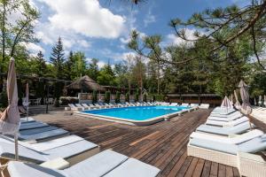 Bazén v ubytování Tree House Relax Park nebo v jeho okolí