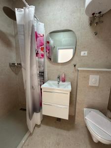 Koupelna v ubytování Apartments Alać