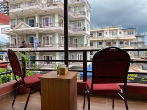 Uma varanda ou terraço em Hotel Nevis