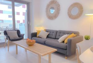 Posezení v ubytování New apt at the beach of Daimus near Gandia