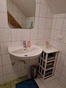 Kúpeľňa v ubytovaní Ferien am Land - WALDBAUER
