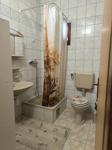Koupelna v ubytování Apartman KOLAREK