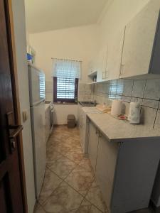 Kuchyň nebo kuchyňský kout v ubytování Apartman KOLAREK