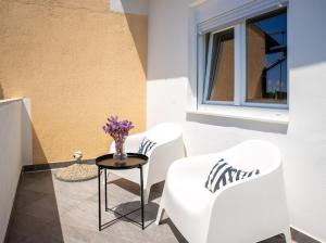 Posezení v ubytování Laganini apartman Rab
