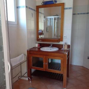 Koupelna v ubytování Chambre Studette indépendante