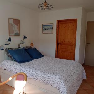 Postel nebo postele na pokoji v ubytování Chambre Studette indépendante