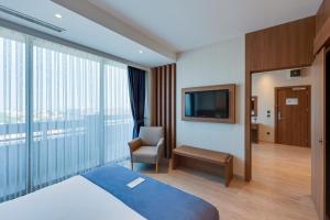 Postel nebo postele na pokoji v ubytování Ramada by Wyndham Istanbul Old City + 37 fotografií