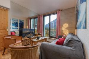 Posezení v ubytování Chamonix Sud - Balme 407 Happy Rentals