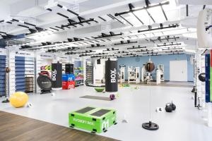 Fitnes oz. oprema za telovadbo v nastanitvi GLANDON Rooms Elite
