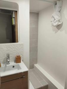 Koupelna v ubytování Nid Douillet en Plein Cœur de la Ville