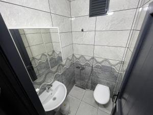 Koupelna v ubytování adora apart