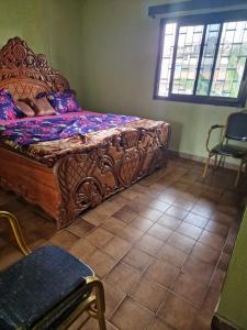 Postel nebo postele na pokoji v ubytování Bel Appartement 2 chambres meublé à Bafoussam