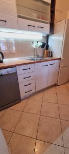 Kuchyň nebo kuchyňský kout v ubytování Apartment Sofia