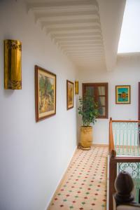 Posezení v ubytování Riad dei colori
