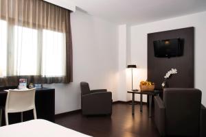 TV a/nebo společenská místnost v ubytování Hotel Sercotel Plana Parc