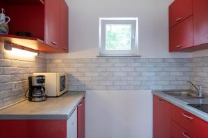 Kuchyň nebo kuchyňský kout v ubytování Apartment Poreč Anita