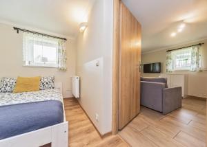 Telewizja i/lub zestaw kina domowego w obiekcie Willa Aleksandra - Apartamenty