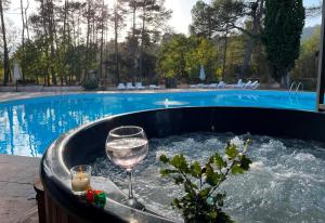 The swimming pool at or close to La Torre del Vilar