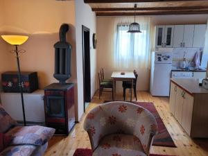 Kuchyň nebo kuchyňský kout v ubytování Apartman Đokić