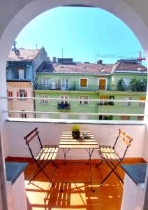 Balkón alebo terasa v ubytovaní Black Sheep Budapest Smart Rooms