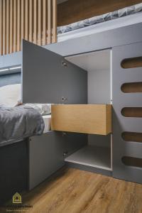 Postel nebo postele na pokoji v ubytování MINIMAX apartmán