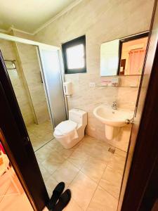 Koupelna v ubytování Monkey Travel B&B