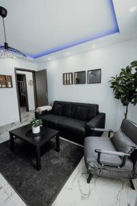 Posezení v ubytování Prestige Lumineux Jacuzzi Parking privé