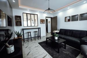 Posezení v ubytování Prestige Lumineux Jacuzzi Parking privé