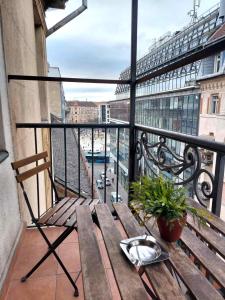 Balkón alebo terasa v ubytovaní Black Sheep Budapest Smart Rooms