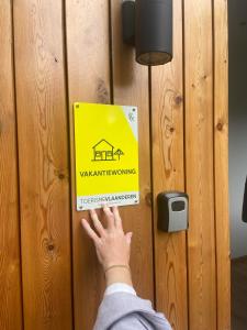 Certifikát, hodnocení, plakát nebo jiný dokument vystavený v ubytování Vakantiewoning Mystiek