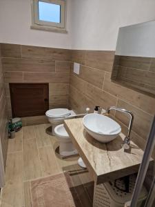 Koupelna v ubytování B & B Da Rosa