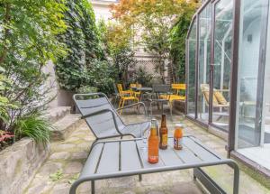 Ein Balkon oder eine Terrasse in der Unterkunft Passy Eiffel