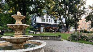 Vonkajšia záhrada v ubytovaní 3D Park Living Apartment