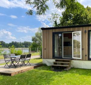 Zahrada ubytování Camping Les Portes de Sancerre
