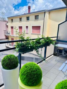 Balkón nebo terasa v ubytování M Boutique Suite
