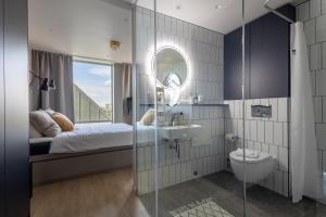 Koupelna v ubytování Unity Malmö - A Studio Hotel
