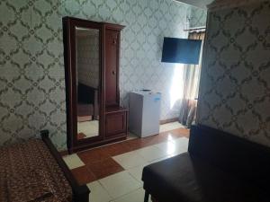 TV a/nebo společenská místnost v ubytování Эллада