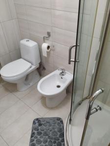 Koupelna v ubytování Smaidas apartamenti