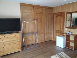 TV a/nebo společenská místnost v ubytování Smaidas apartamenti