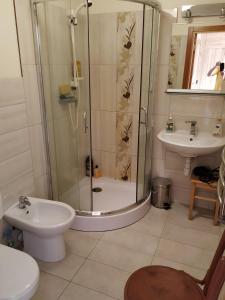Koupelna v ubytování Smaidas apartamenti