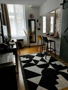Kuchyňa alebo kuchynka v ubytovaní Music Designed Apartmant WestEnd